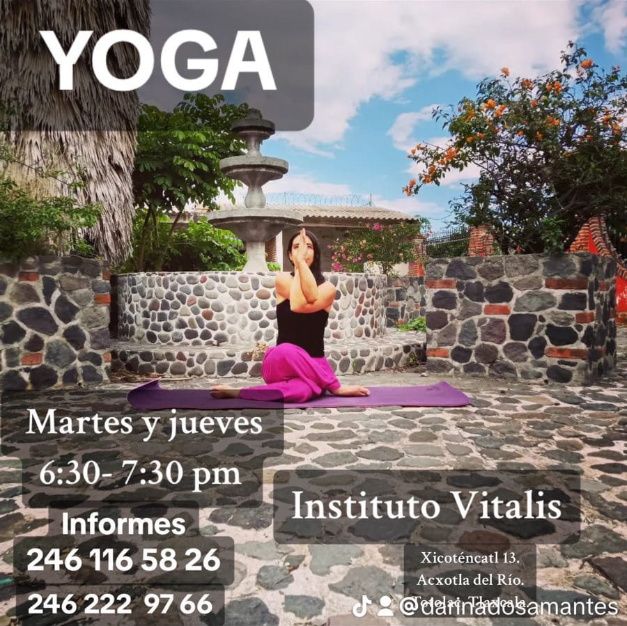 Nutrióloga en Tlaxcala, nutriólogas clínicas. Instituto Vitalis. Salón de yoga