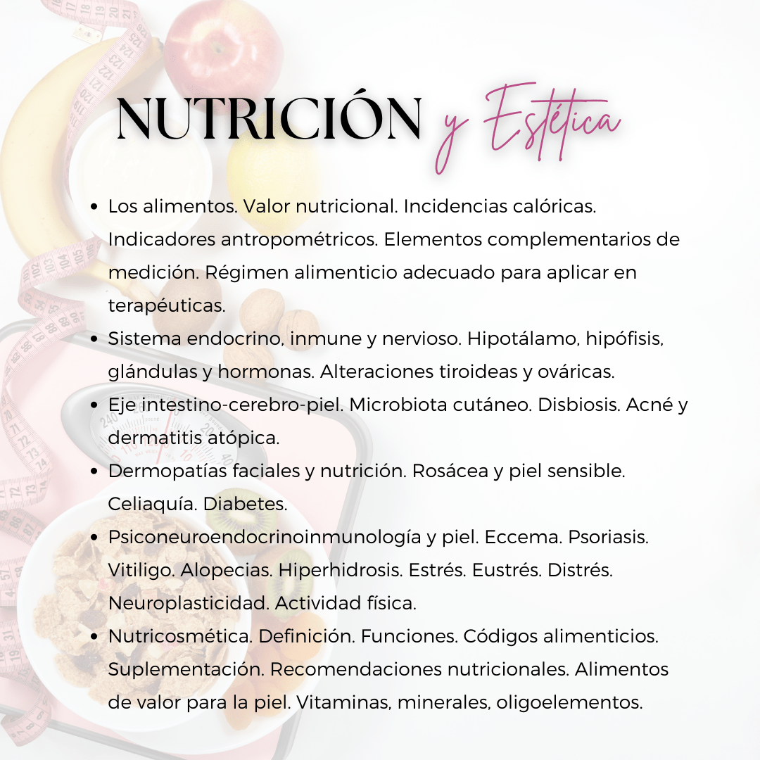OM nutrición y cosmetologia